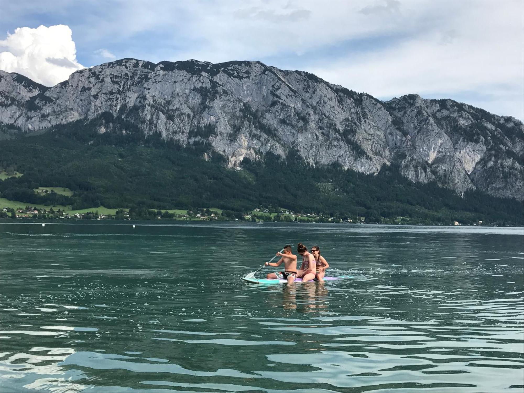 Ferienwohnung Grubinger Unterach am Attersee Esterno foto