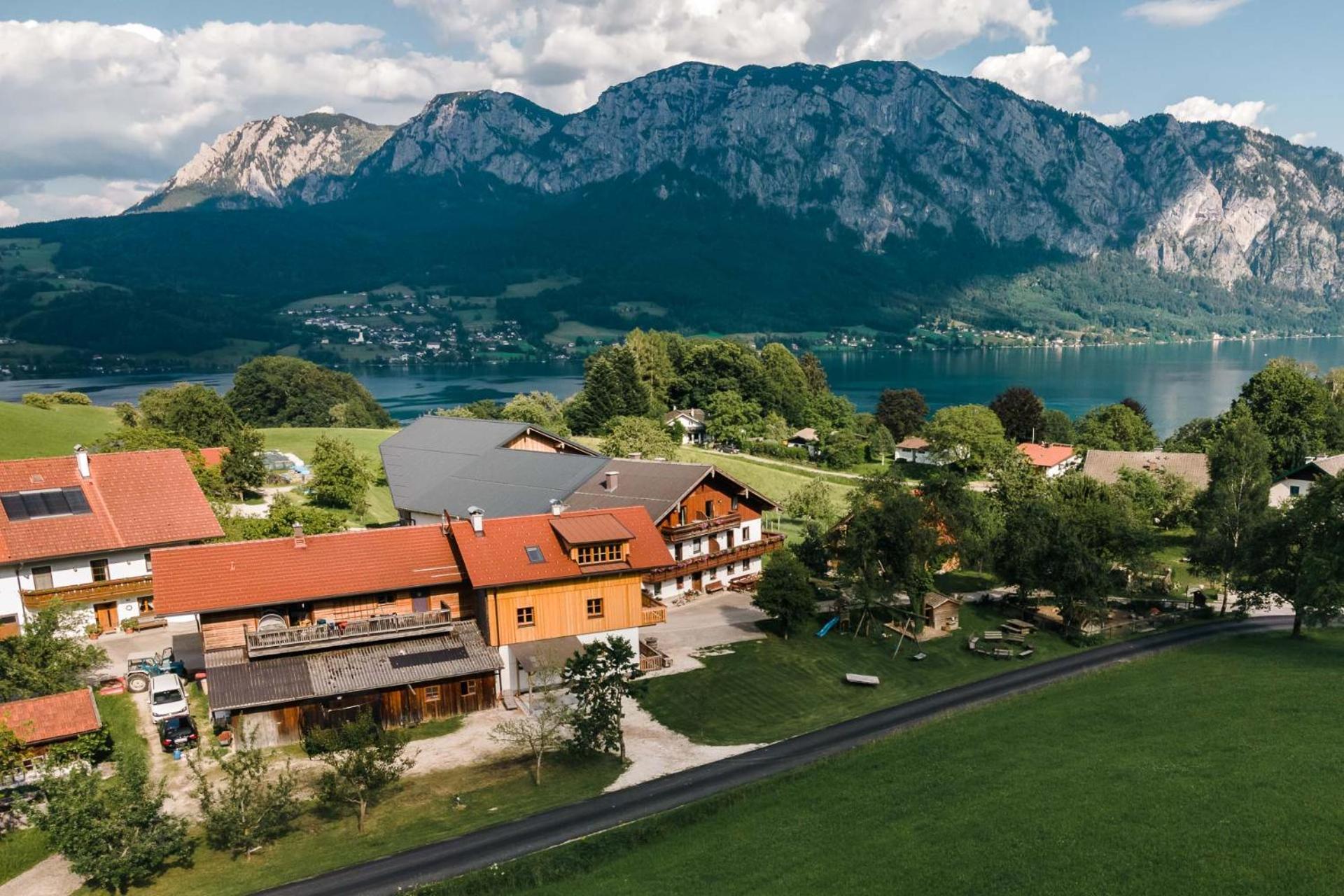 Ferienwohnung Grubinger Unterach am Attersee Esterno foto